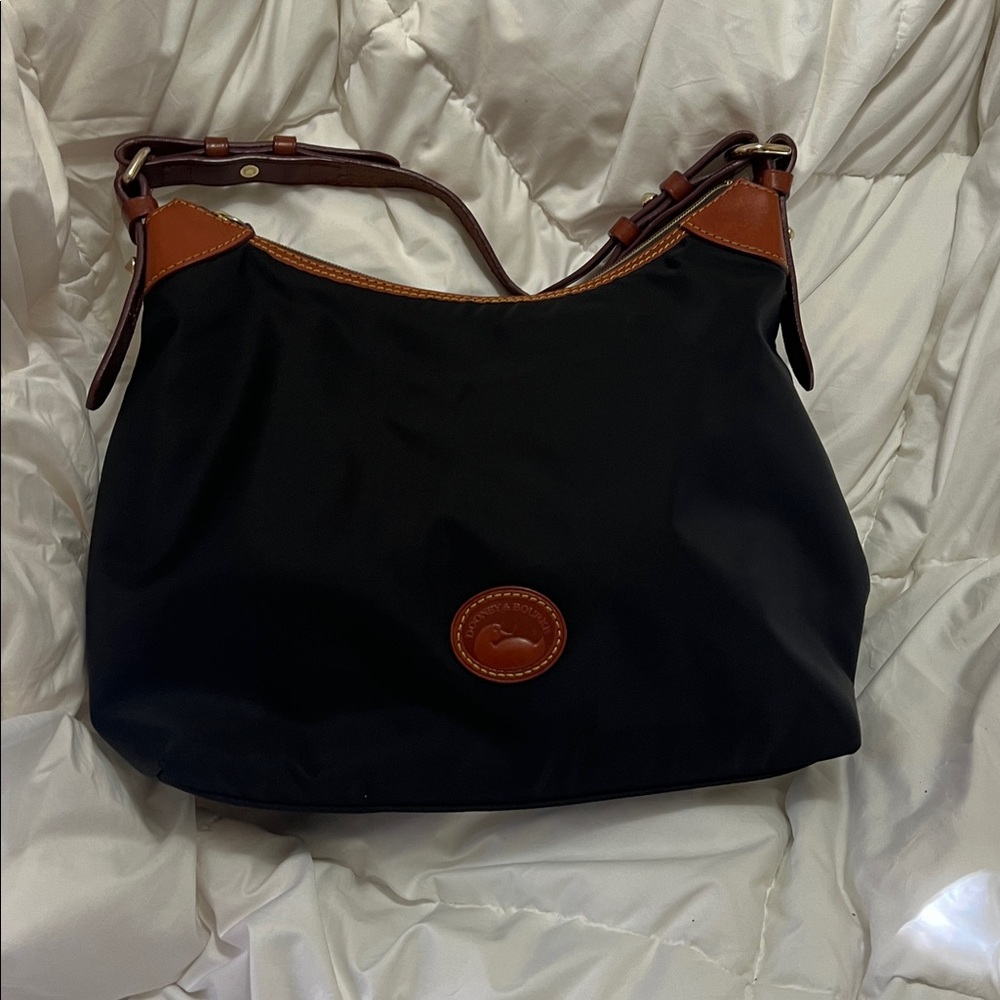 Dooney Black Shoulder Bag Excellent Condition Like New!Clean inside No Call Outs